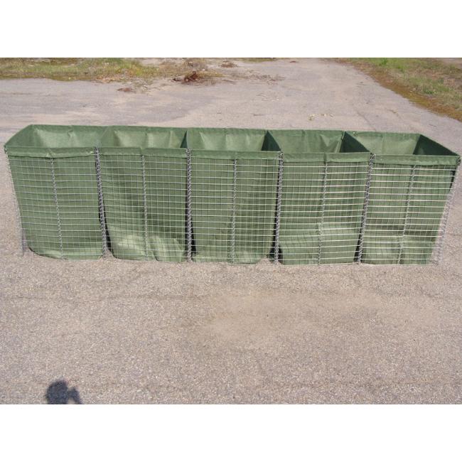 Габіон модульний розбірний 1700(д)x1100(ш)x2400(в), д. дроту 4 мм, чарунка 100х100 мм, агроволокно 100г/м, цинк